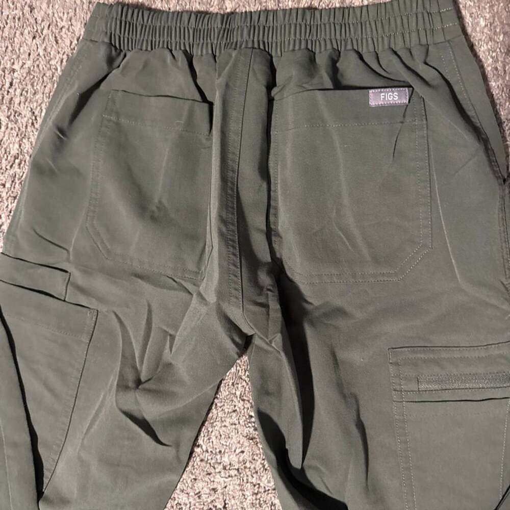 Figs Technical Collection Scrub Pants Size XXS Olive Green
